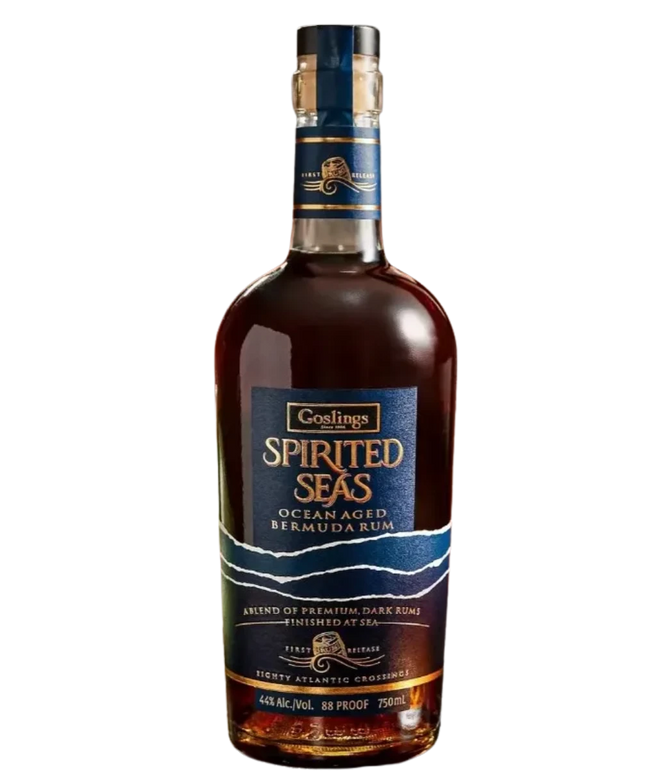 Goslings Spirited Seas Ocean Aged Bermuda Rum 88 Proof 750m