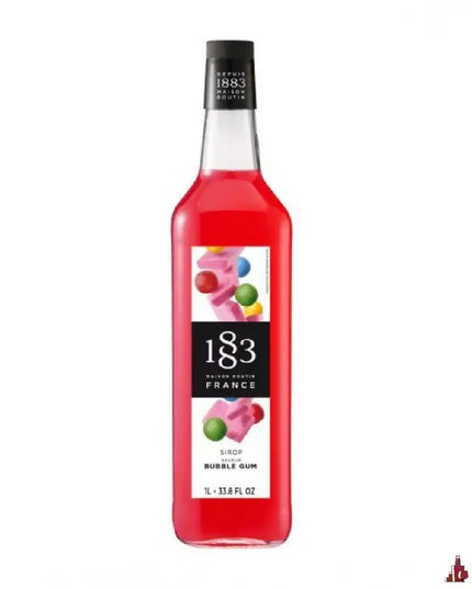 1883 Bubble Gum Syrup Glass 1Lt