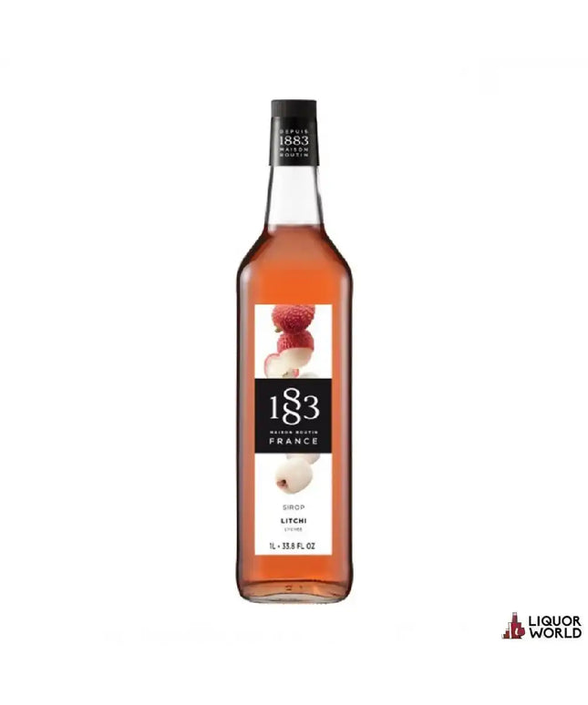 1883 Lychee Syrup Glass 1Lt