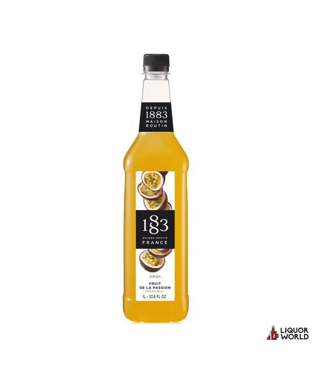 1883 Passionfruit Syrup Pet 1lt