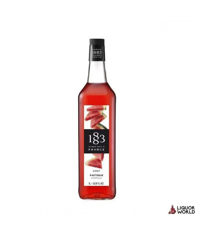 1883 Watermelon Syrup Glass 1Lt