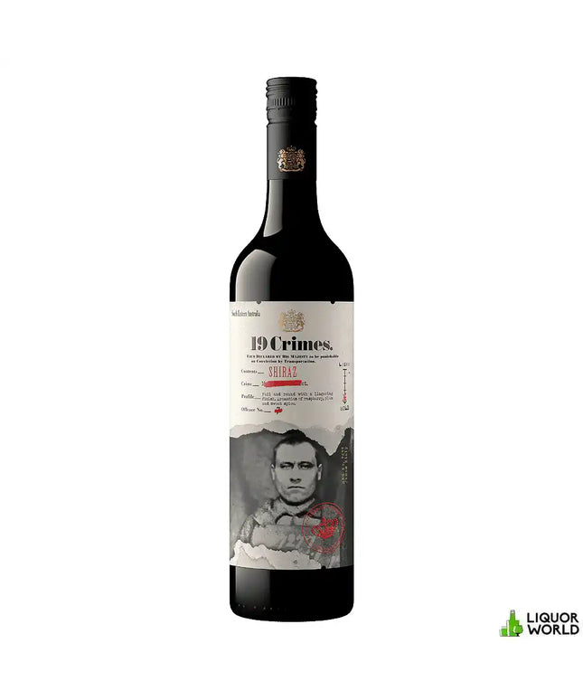 19 Crimes Shiraz Red Wine 750mL