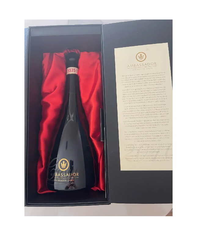 2010 Crown Ambassador Reserve Lager 750ml