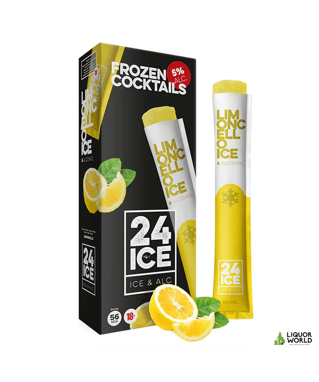 24 Ice Frozen Cocktails Limoncello Pack 5 x 65mL - Liquorworld