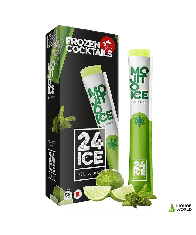 24 Ice Frozen Cocktails Mojito Pack 5 x 65mL - Liquorworld