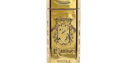 3 Kilos Gold Bar Dutch Vodka 1Lt