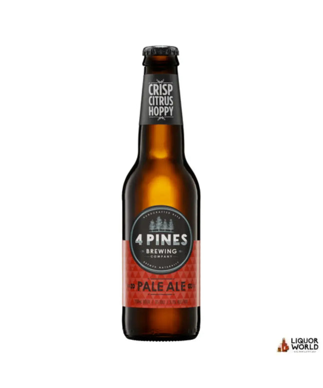 4 Pines Pale Ale Craft Beer Bottle 330ml (24 Pack) - Liquorworld