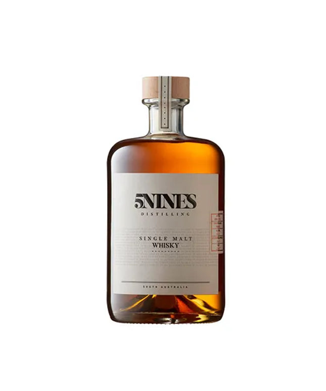 5Nines Vatted Lightly Peated Bourbon Cask  PB001 Single Malt Australian Whisky 700ml - Liquorworld