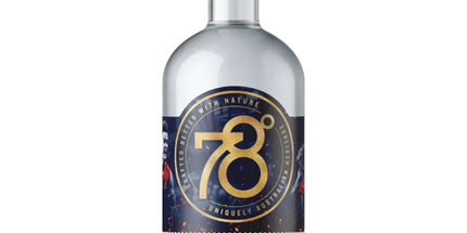 78 Degrees Hearts On Fire Melbourne Football Club Gin 700ml - Liquorworld