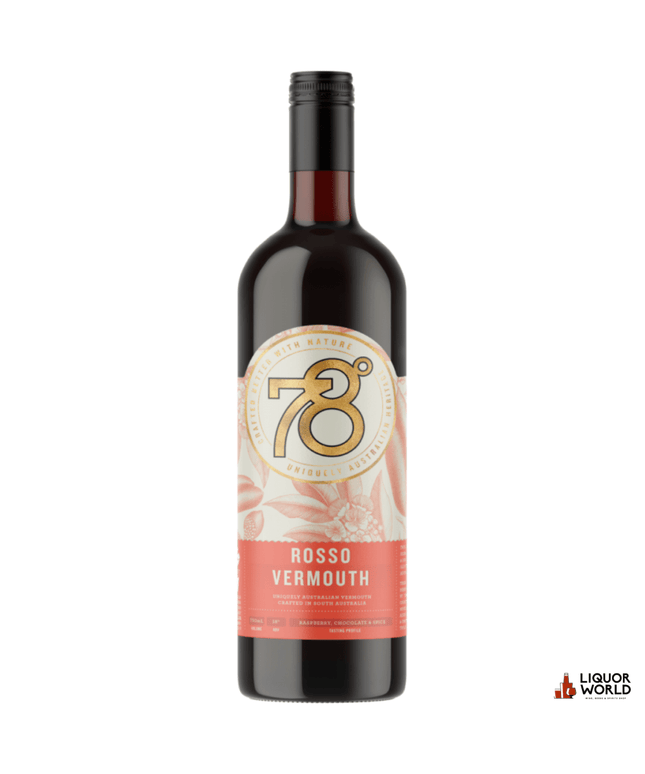 78 Degrees Rosso Vermouth 750ml - Liquorworld