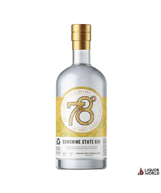 78 Degrees Sunshine State Gin 700ml - Liquorworld