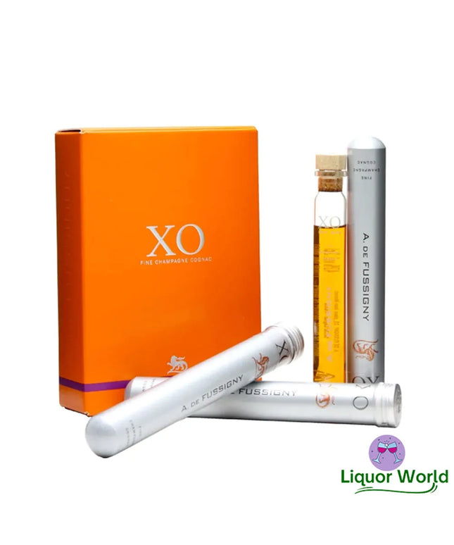 A. De Fussigny Fine Champagne XO Coganc Cigar Tubes 3 x 30mL - Liquorworld