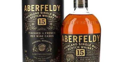 Aberfeldy 15 Year Old Red Wine Cask Finish Single Malt Scotch Whisky 700ml
