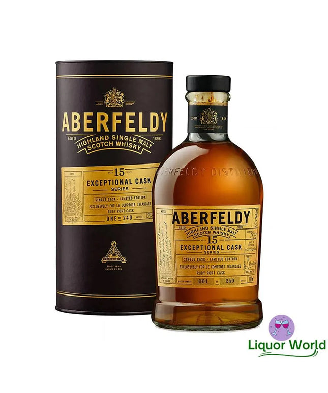 Aberfeldy Exceptional Cask Series 15 Year Old Ruby Port Cask Single Malt Scotch Whisky 700mL - Liquorworld