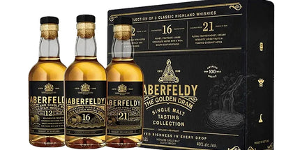 Aberfeldy Tasting Collection 12/16/21 Year Old Single Malt Scotch Whisky 3 x 200mL - Liquorworld