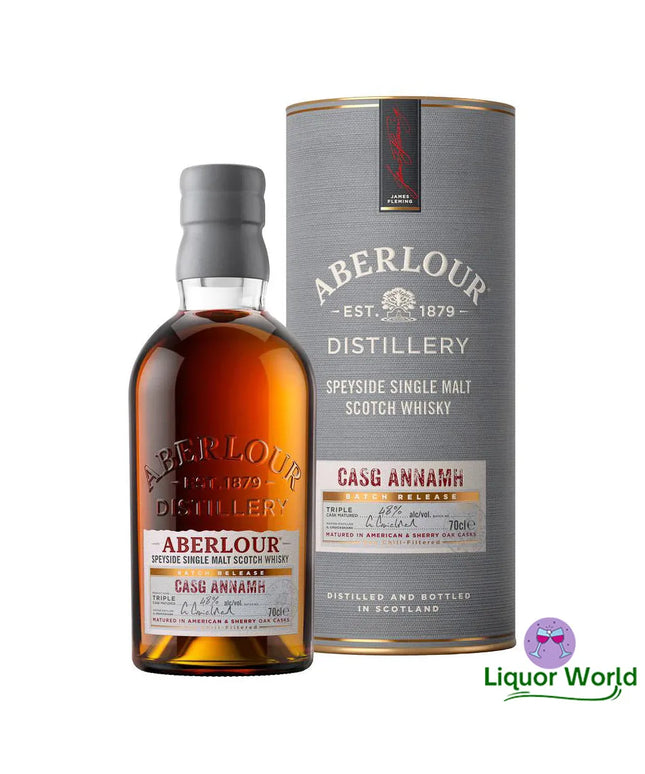 Aberlour Casg Annamh Batch 0007 Speyside Single Malt Scotch Whisky 700mL - Liquorworld