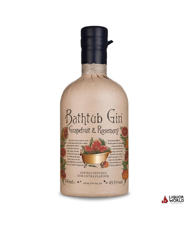 Ableforths Bathtub Gin - Grapefruit & Rosemary 700ml - Liquorworld