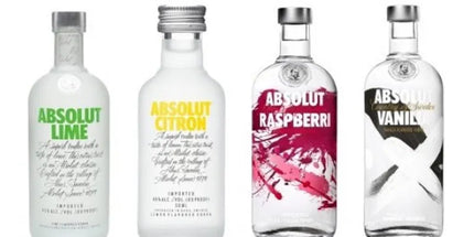 Absolut Flavours Miniatures Mixed 4 x 50ml - Liquorworld