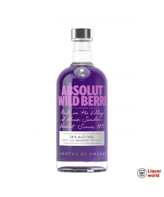 Absolut Wild Berri Vodka 700ml - Liquorworld