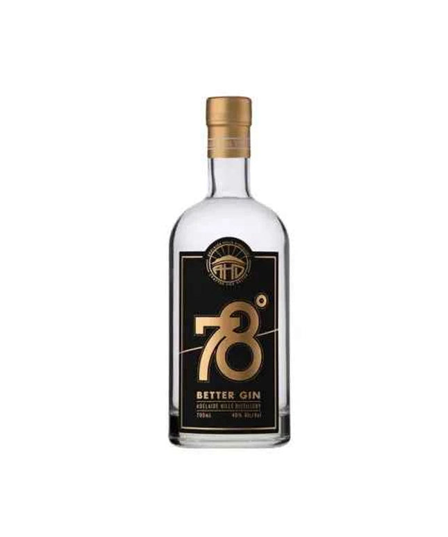 Adelaide Hills Distillery 78 Degrees Better Gin 700ml