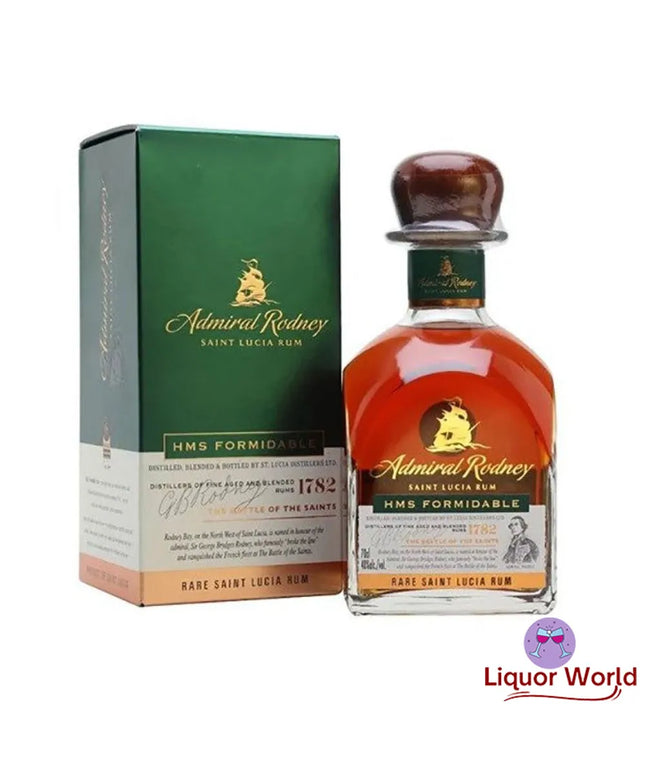 Admiral Rodney HMS Formidable St. Lucia Rum 700ml - Liquorworld