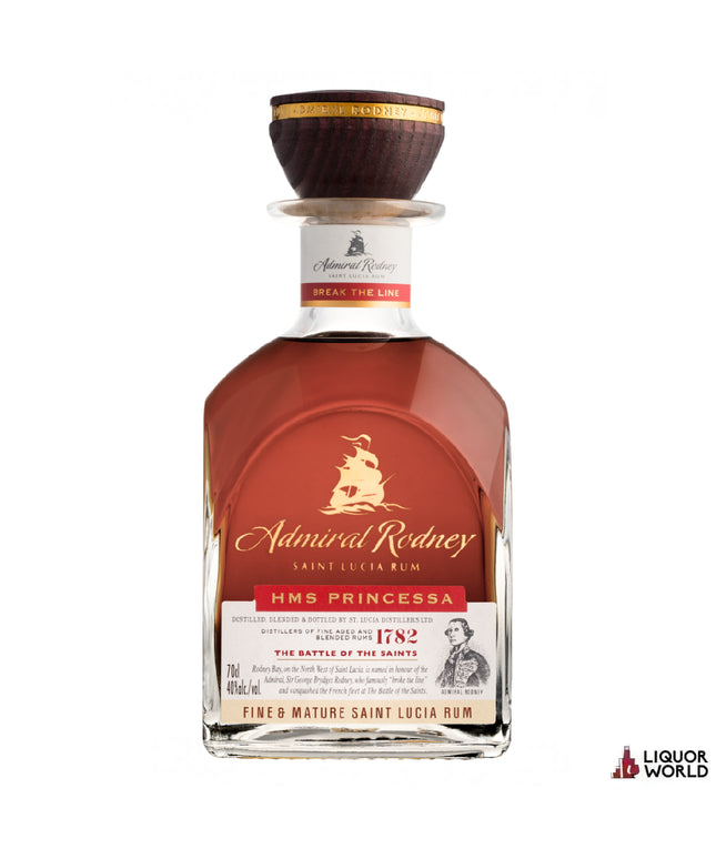 Admiral Rodney Princessa Rum 700ml - Liquorworld