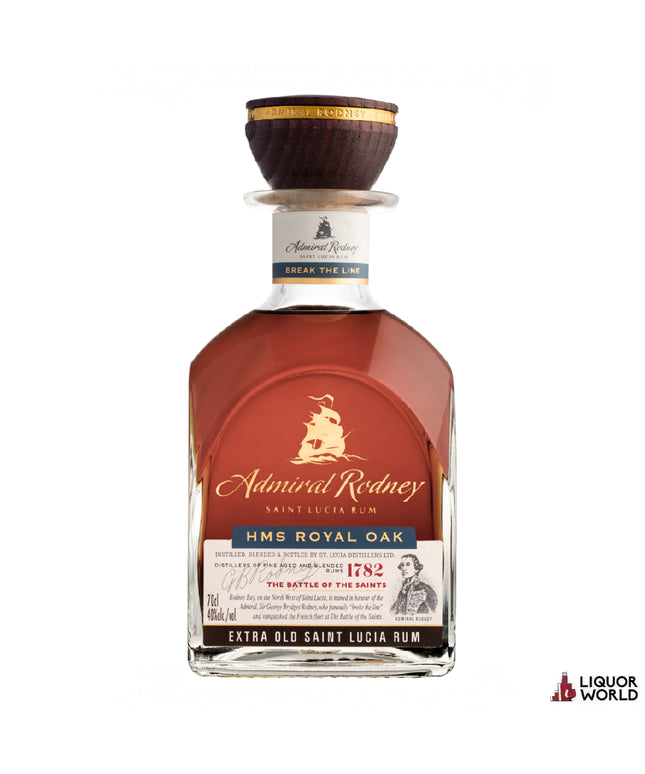 Admiral Rodney Royal Oak Rum 700ml - Liquorworld