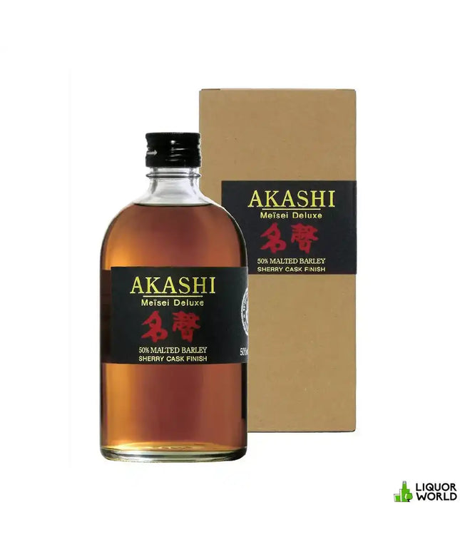 Akashi Meisei Deluxe Sherry Cask Finish Blended Japanese Whisky 500mL