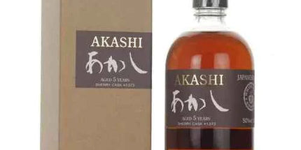 Akashi White Oak 5 Year Old Sherry Cask Single Malt Japanese Whisky 500mL