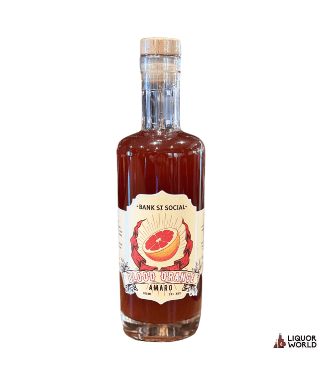 Ambra Bank St Social X Blood Orange Amaro 500ml - Liquorworld