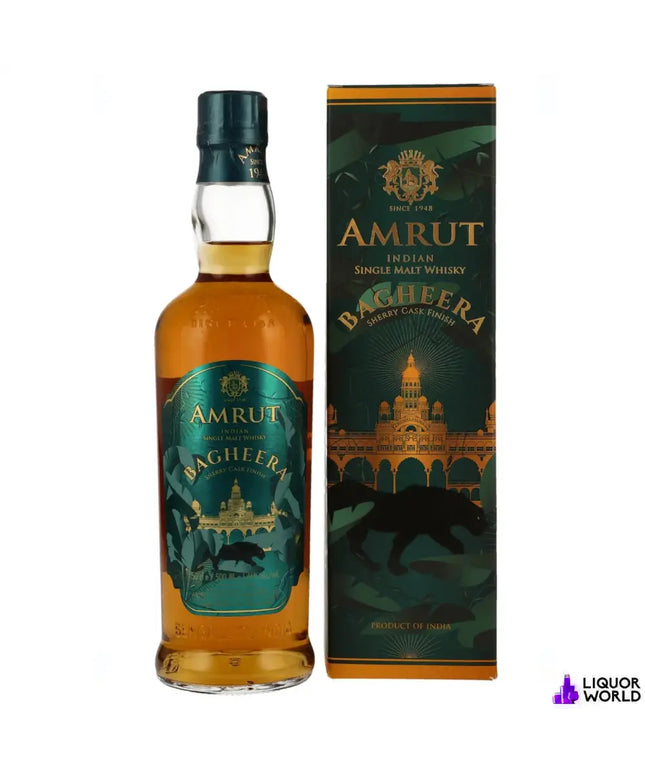 Amrut Bagheera Indian Sherry Cask Single Malt Whisky 500ml - Liquorworld