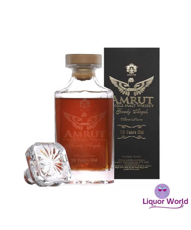 Amrut Greedy Angel's 2019 edition 10 year old Indian Single Malt Whisky 700ml - Liquorworld