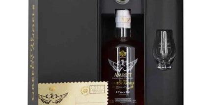 Amrut Indian Single Malt Whisky Little Greedy Angels 8YO Peated 6 Row Indian Barley 700ml