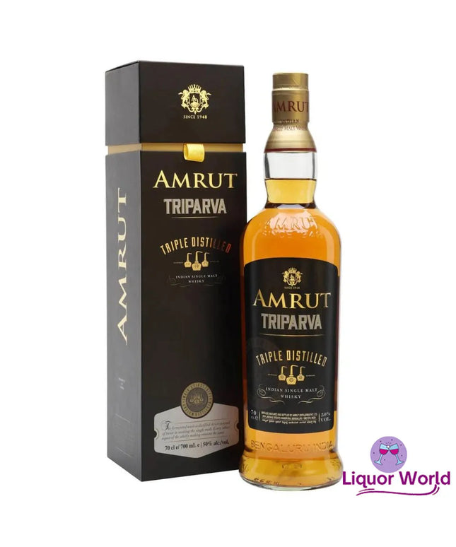 Amrut Triparva Triple Distilled Indian Single Malt  700ml - Liquorworld