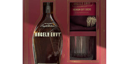 Angel's Envy Port Finish Kentucky Straight Bourbon Whiskey + Socks + Glass Gift Set 375mL - Liquorworld