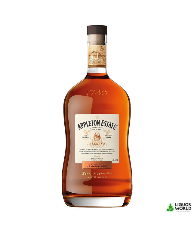 Appleton Estate 8 Year Old Reserve Jamaican Rum 1L - Liquorworld