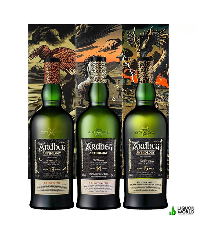 Ardbeg Anthology Collection Limited Edition Single Malt Scotch Whisky 3 x 700mL - Liquorworld