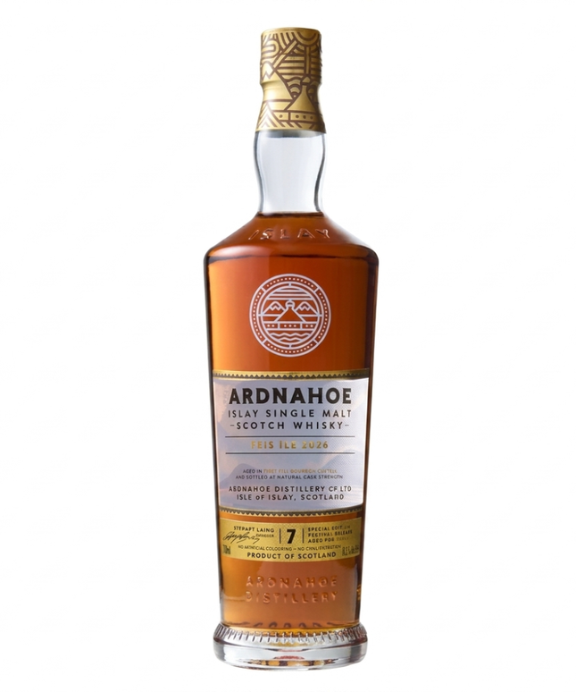 Ardnahoe 7 Year Old Feis Ile 2026 Limited Edition Cask Strength Islay Single Malt Scotch Whisky 700mL