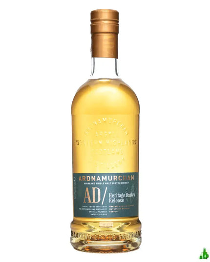 Ardnamurchan AD/ Heritage Barley Golden Promise Highland Single Malt Scotch Whisky 700mL