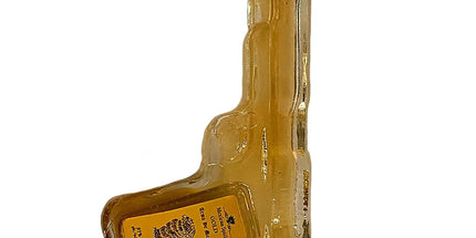 Arma De Mexico Gold Pistol Tequila Gun with 2 Shot Glasses 200ml