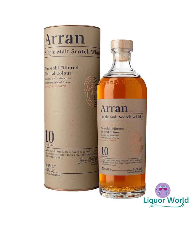 Arran 10 yr old Single Malt Scotch Whisky 700ml