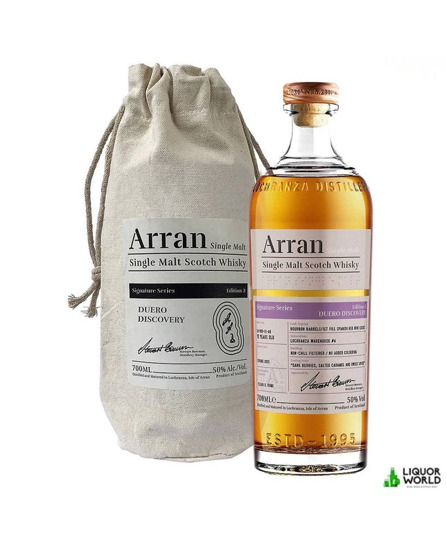 Arran 12 Year Old Signature Series Edition #3 Duero Discovery Single Malt Scotch Whisky 700mL - Liquorworld