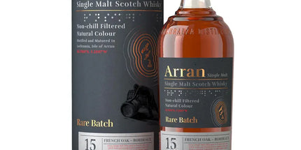 Arran 15 Year Old Rare Batch French Oak Bordeaux Cask Strength Single Malt Scotch Whisky 700mL - Liquorworld
