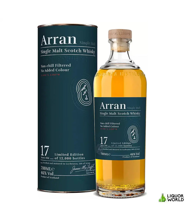 Arran 17 Year Old Limited Edition Single Malt Scotch Whisky 700mL - Liquorworld