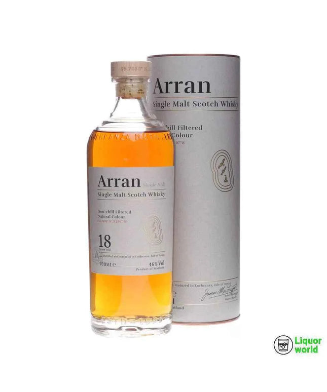 Arran 18 Year Old Single Malt Scotch Whisky 700mL