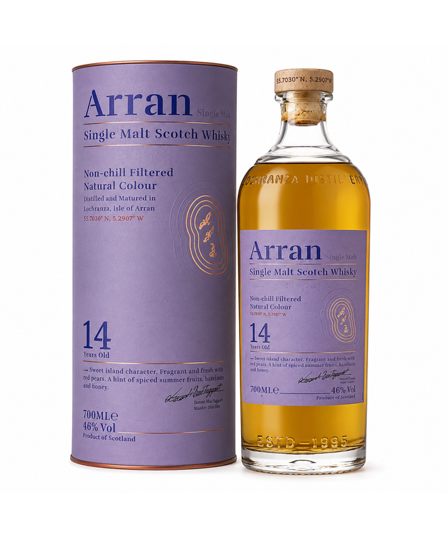 Arran 14 Year Old Palo Cortado Sherry Cask Single Malt Scotch Whisky 700mL