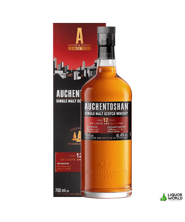 Auchentoshan 12 Year Old Single Malt Scotch Whisky 700ml