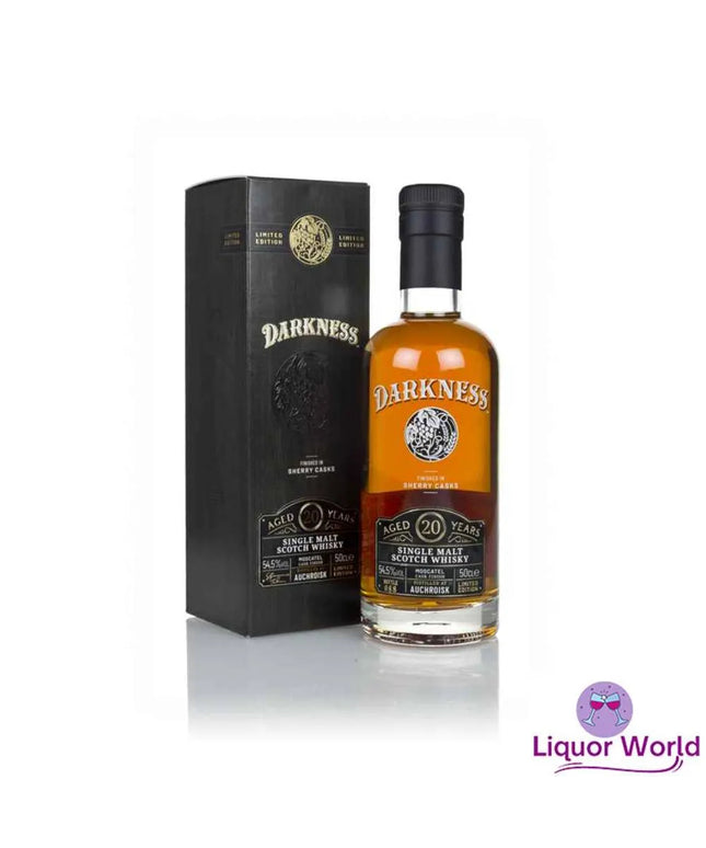 Auchroisk 20 yr old Moscatel Cask Finish (Darkness) 54.5% Single Malt Scotch Whisky 500 ml - Liquorworld