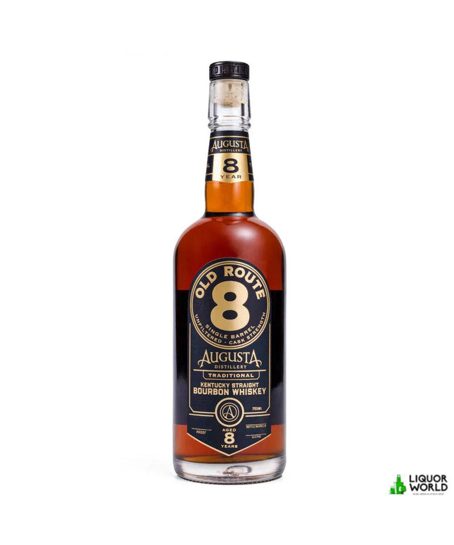 Augusta Distillery Old Route 8 Year Old Single Barrel "Hazelnut Lamington" 58.6% Cask Strength Kentucky Straight Bourbon Whiskey 750mL - Liquorworld