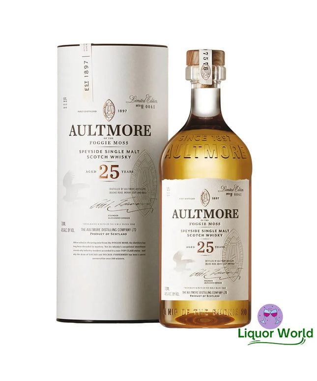 Aultmore 25 Year Old Limited Edition Single Malt Scotch Whisky 700mL - Liquorworld
